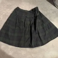 familiar チェック柄スカート 120cm