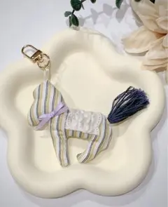 Type3 ダーラナホース　 馬のチャーム　キーホルダー　ぬいぐるみ　午年