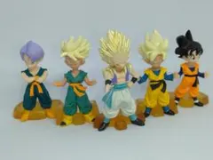 ドラゴンボール　HGシリーズ5体セット ゴテンクス　トランクス　悟天