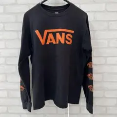 最終値下げ バンズ VANS ロゴ 袖 プリ OFF THE WALL ロンT