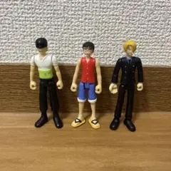 ワンピース　ミニフィギュア　ルフィ・ゾロ・サンジセット　まとめ売り