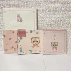 たけいみき mondo マンチカン 3点セット レターセット メモ等