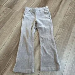 GUコーデュロイフレアパンツ ベージュ