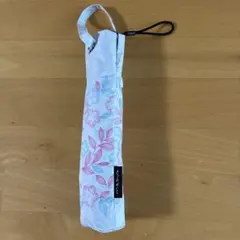 mabu 折りたたみ日傘 花柄 ホワイトのサムネイル