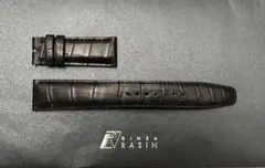 新品未使用　銀座RASIN IWC ポルトギーゼ用 クロコダイルベルト／ブラックのサムネイル