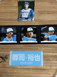 FAV限定 マイルくじ 郡司裕也選手 アクリルステッカー 日本ハム