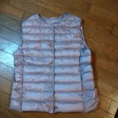ユニクロ ウルトラライトダウン インナーベスト ピンク レディース XL