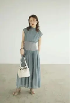 MARIHA マリハ ワンピース 草原の虹のドレス ブルー - メルカリ