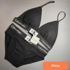 【ゲリラ割】Calvin Klein ブラジャーショーツセット ブラックM