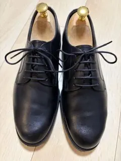 2回使用 極美品 銀座かねまつ レースアップシューズ 23cm 本革 