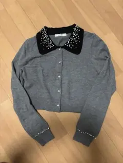 SNIDEL 長袖カーディガン（グレー）