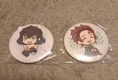 鬼滅の刃　炭治郎・伊之助 缶バッジ 2個セット