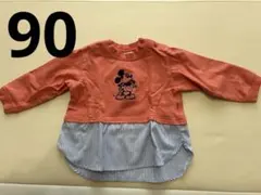 petit main ミッキーマウス シャツ 90