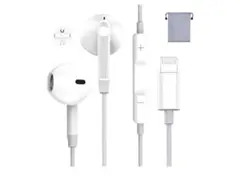 iPhone イヤホン 有線【MFi認証製品】イヤフォン 内蔵マイク