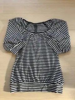 7分〜5分袖 ボーダー カットソー ムチャチャ Sサイズ