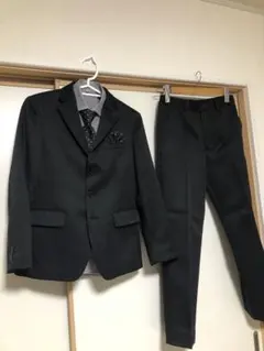 ブラック　フォーマルスーツ　5点セット　150美品　最終価格