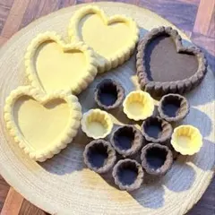 ミニチュア ハンドメイド ハート型タルトミニチュアスイーツ 樹脂粘土アウトレット