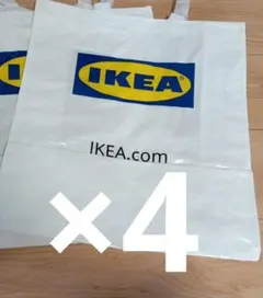 IKEA　クラムビーバッグ　ホワイト　ビニールバッグのサムネイル