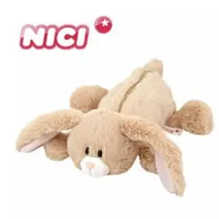 【新品】タグ付き NICI 筆箱 ポーチ タレミミウサギ ぬいぐるみのサムネイル