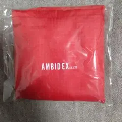 AMBIDEX アンビデックス ノベルティ エコバッグ 赤