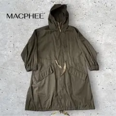 MACPHEE フード付き ミリタリー モッズコート ゆる可愛い アウトドア