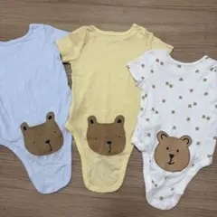 GAP BABY くまロンパース 3枚セット