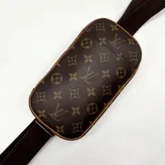 【極美品】ルイヴィトン ボディバッグ ポシェットガンジュ PVC モノグラム