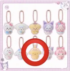 ちいかわ サンリオ フロッキーマスコット ポムポムプリン