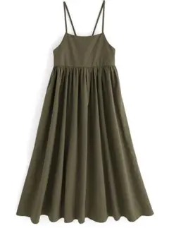 GRL バックリボンフレアキャミワンピース