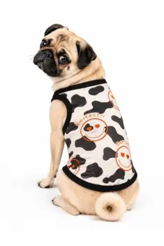 ハンドメイド・ペット服・タンクトップ・冷感ニットFBLサイズ