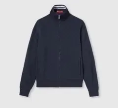 GUCCI GGジャカード ジップアップ ブルゾン ネイビー 試着のみ 正規品のサムネイル