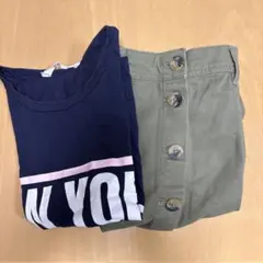 H&M160センチT シャツとスカートまとめ売りのサムネイル