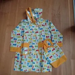 ☆サーボー様専用☆120cm Branshes カラフルな車柄レインコート