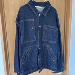 ZARA ダークブルー デニムジャケット Lサイズ