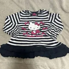 ハローキティ ストライプ トップス100