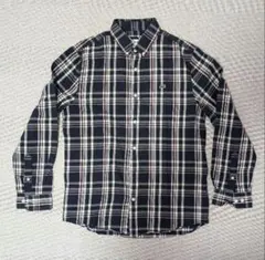 コットンフランネルマルチチェックボタンダウンシャツ