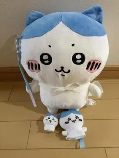 初期 ちいかわ ぬいぐるみM お座りちいかわ ハチワレ 2体セット - メルカリ