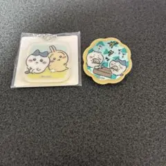 ちいかわ キーチェーンハチワレ うさぎ　キラキラクリップ　ちいかわ　ハチワレ