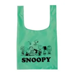 ★新品未使用　スヌーピーSNOOPY エコバッグ グリーン★