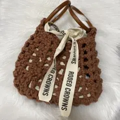 ブラウン ハンドバッグ