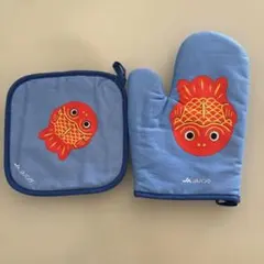 ちょきんぎょ　鍋つかみミトン&鍋敷き