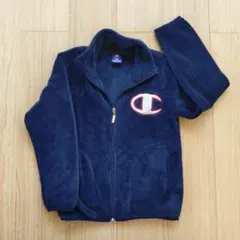 Champion フリースジャケット 140 ネイビー