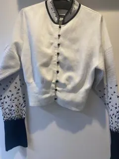 mame kurogouchi 丹頂鶴カーディガン