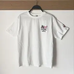 [美品]クロミマイメロディTシャツ白◆メロクログレイルサンリオビッグシルエット