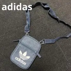 adidas デニム　ショルダー　ポシェット　ポーチのサムネイル