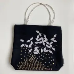 KATHARINE HAMNETT キャサリンハムネット黒布バッグ