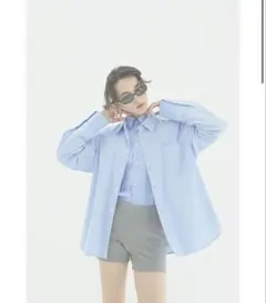 CLANE TWO TONE LAYERED SHIRTS Stripeのサムネイル