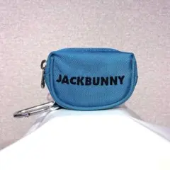 ジャックバニー ゴルフ ボールケース ボールポーチ ターコイズブルーのサムネイル