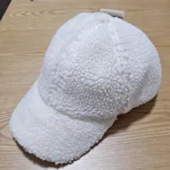 GU キッズボアキャップ ナチュラル