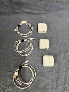 アップル純正10w充電器３個セット①